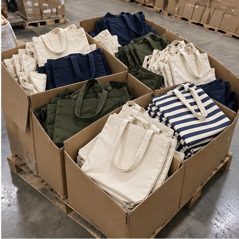 Canvas Tote Bag Pallet